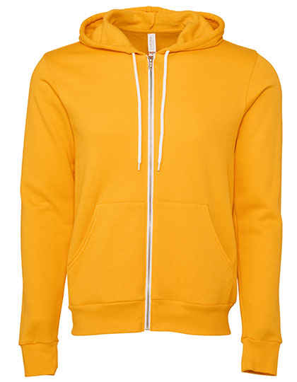 Unisex Poly-Cotton Fleece Full-Zip Hoodie - CV3739 - Canvas