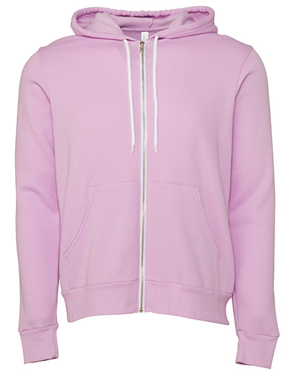 Unisex Poly-Cotton Fleece Full-Zip Hoodie - CV3739 - Canvas