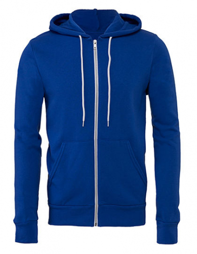 Unisex Poly-Cotton Fleece Full-Zip Hoodie - CV3739 - Canvas