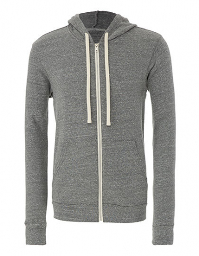 Unisex Triblend Full Zip Hoodie - CV3909 - Canvas