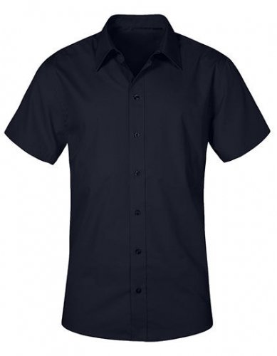 Men´s Poplin Shirt Short Sleeve - E6300 - Promodoro