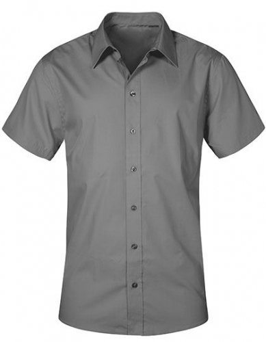 Men´s Poplin Shirt Short Sleeve - E6300 - Promodoro