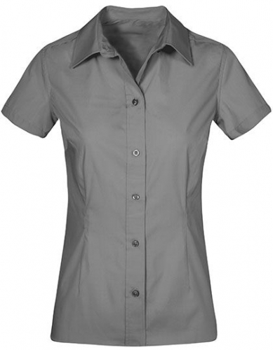 Women´s Poplin Shirt Short Sleeve - E6305 - Promodoro