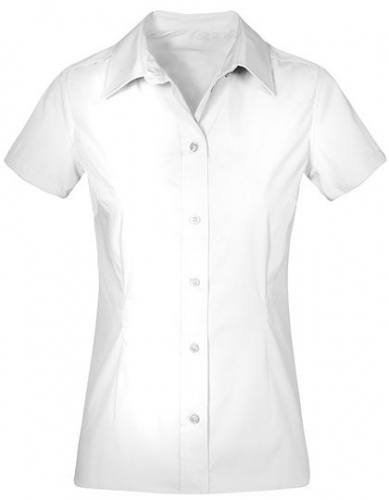 Women´s Poplin Shirt Short Sleeve - E6305 - Promodoro