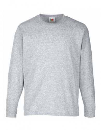 Kids´ Valueweight Long Sleeve T - F240K - Fruit of the Loom