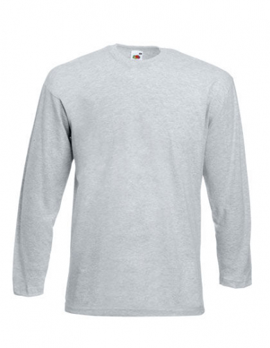 Valueweight Long Sleeve T - F240 - Fruit of the Loom