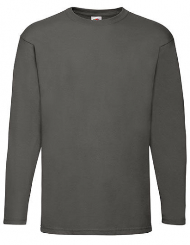 Valueweight Long Sleeve T - F240 - Fruit of the Loom