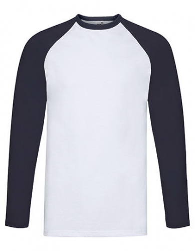 Long Sleeve Baseball T - F296 - Fruit of the Loom