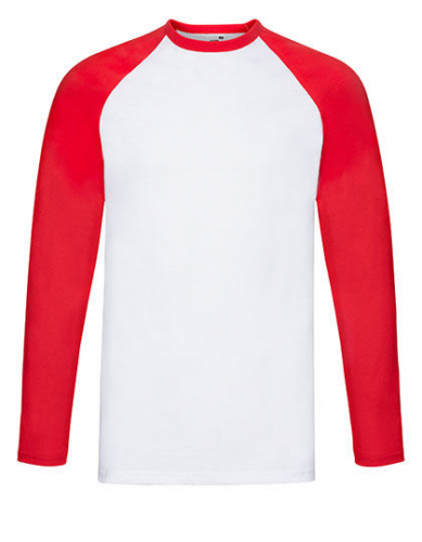 Long Sleeve Baseball T - F296 - Fruit of the Loom