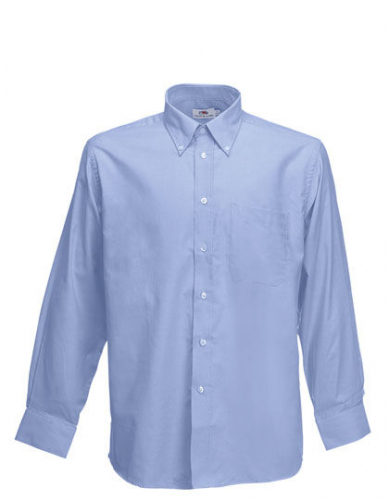 Men´s Long Sleeve Oxford Shirt - F600 - Fruit of the Loom