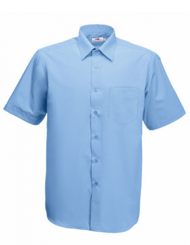 Men´s Short Sleeve Poplin Shirt - F603 - Fruit of the Loom