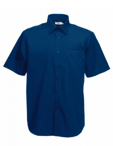 Men´s Short Sleeve Poplin Shirt - F603 - Fruit of the Loom