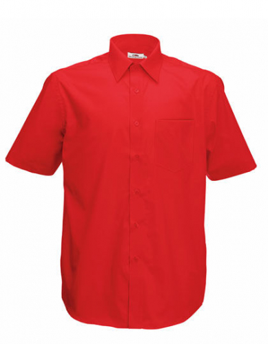 Men´s Short Sleeve Poplin Shirt - F603 - Fruit of the Loom
