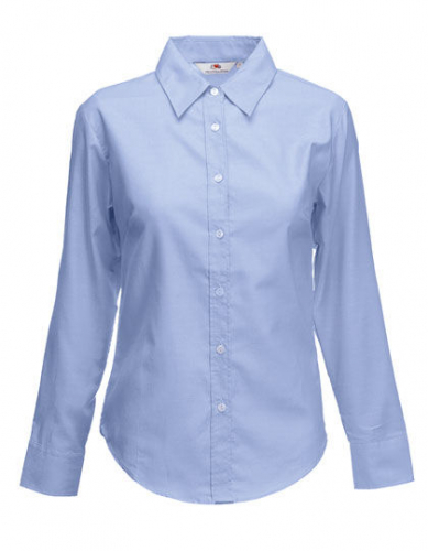 Ladies´ Long Sleeve Oxford Shirt - F700 - Fruit of the Loom