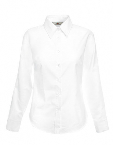 Ladies´ Long Sleeve Oxford Shirt - F700 - Fruit of the Loom