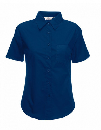 Ladies´ Short Sleeve Poplin Shirt - F703 - Fruit of the Loom