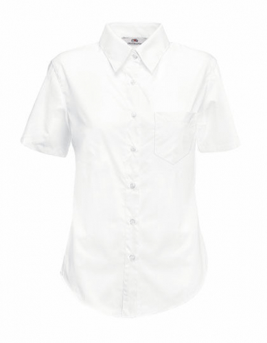 Ladies´ Short Sleeve Poplin Shirt - F703 - Fruit of the Loom