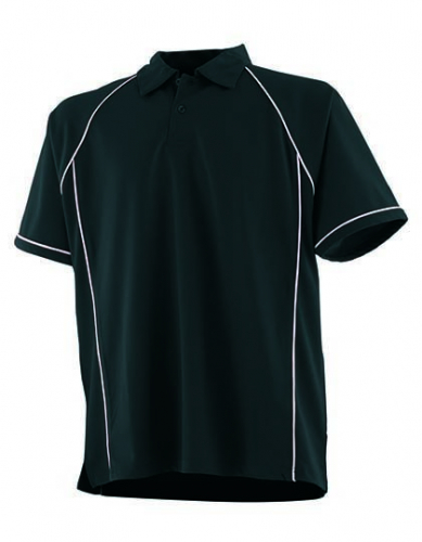 Men´s Piped Performance Polo - FH370 - Finden+Hales