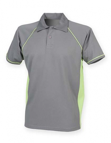 Men´s Piped Performance Polo - FH370 - Finden+Hales