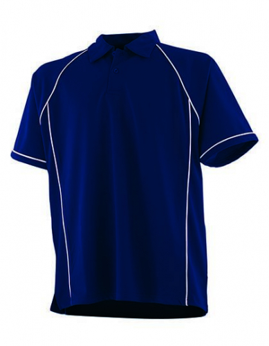 Men´s Piped Performance Polo - FH370 - Finden+Hales