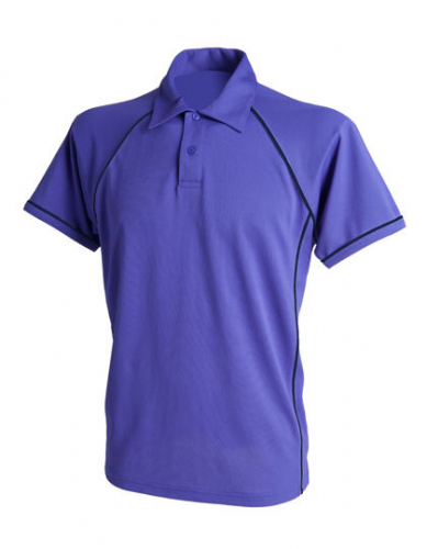 Men´s Piped Performance Polo - FH370 - Finden+Hales