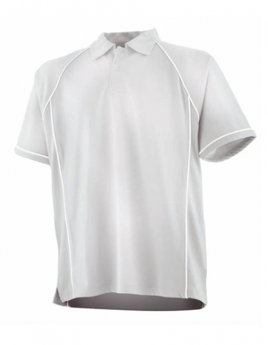 Men´s Piped Performance Polo - FH370 - Finden+Hales