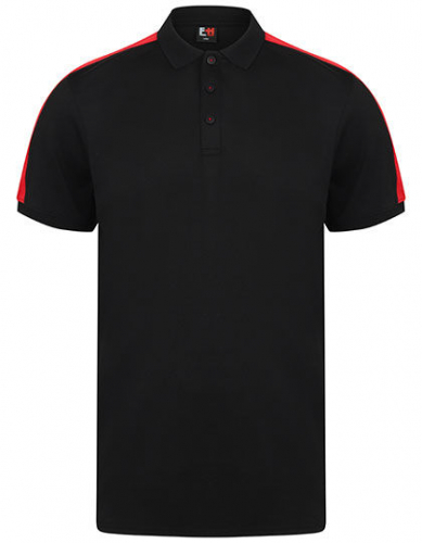 Adults Contrast Panel Polo - FH381 - Finden+Hales