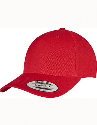 YP Classics 5-Panel Premium Curved Visor Snapback Cap - FX5789M - FLEXFIT
