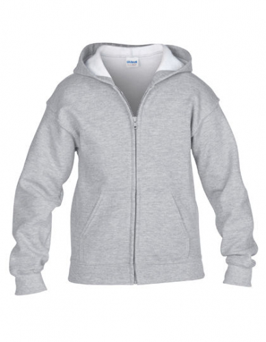 Heavy Blend™ Youth Full Zip Hooded Sweatshirt - G18600K - Gildan