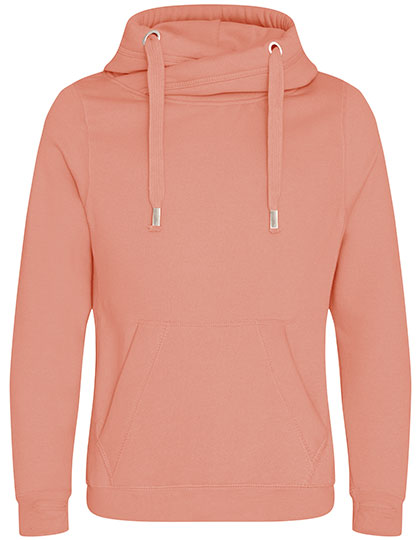 Cross Neck Hoodie - JH021 - Just Hoods