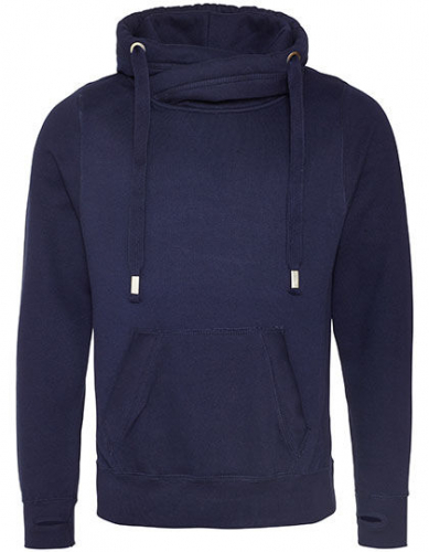 Cross Neck Hoodie - JH021 - Just Hoods