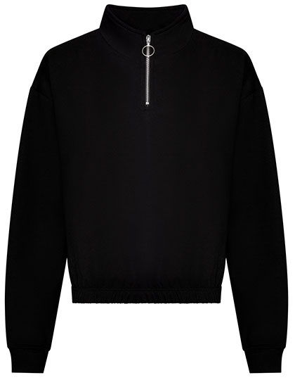 Women´s Cropped 1/4 Zip Sweat - JH037 - Just Hoods