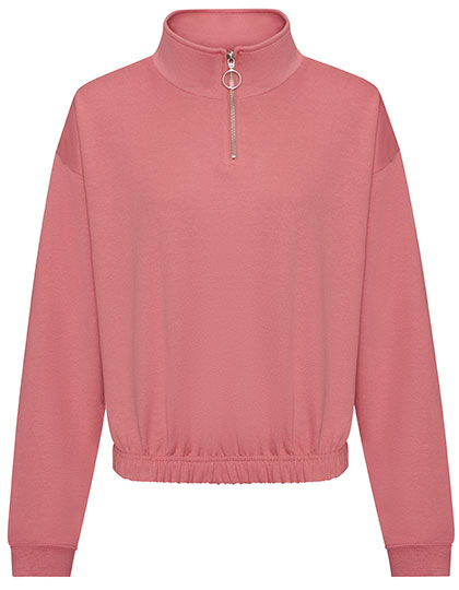 Women´s Cropped 1/4 Zip Sweat - JH037 - Just Hoods