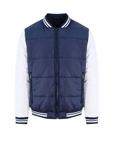 Varsity Puffer Jacket - JH049 - Just Hoods