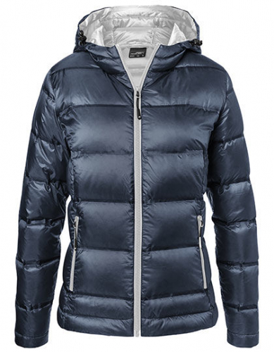 Ladies´ Hooded Down Jacket - JN1151 - James+Nicholson