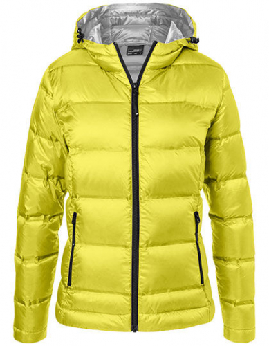 Ladies´ Hooded Down Jacket - JN1151 - James+Nicholson