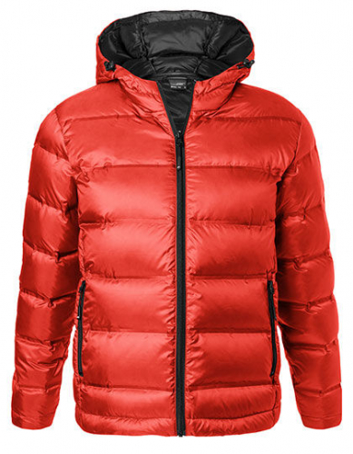 Men´s Hooded Down Jacket - JN1152 - James+Nicholson