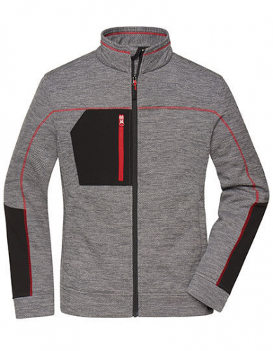 Ladies´ Structure Fleece Jacket - JN1817 - James+Nicholson