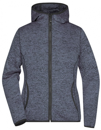 Ladies´ Knitted Fleece Hoody - JN588 - James+Nicholson