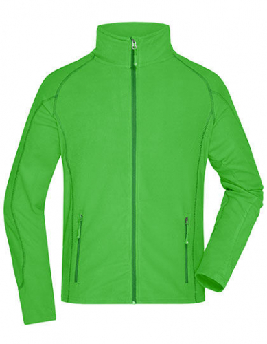 Men´s Structure Fleece Jacket - JN597 - James+Nicholson