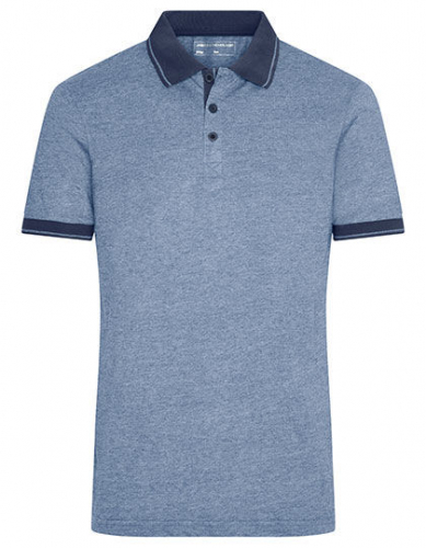 Men´s Heather Polo - JN706 - James+Nicholson