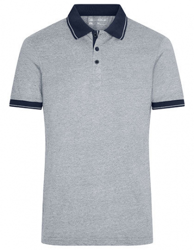 Men´s Heather Polo - JN706 - James+Nicholson