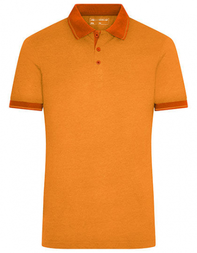 Men´s Heather Polo - JN706 - James+Nicholson