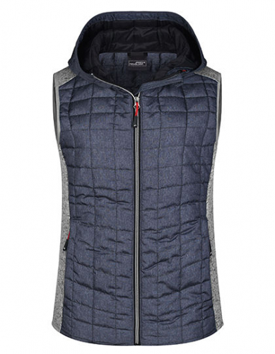 Ladies´ Knitted Hybrid Vest - JN767 - James+Nicholson