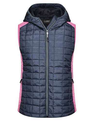 Ladies´ Knitted Hybrid Vest - JN767 - James+Nicholson