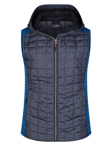 Ladies´ Knitted Hybrid Vest - JN767 - James+Nicholson