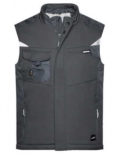 Craftsmen Softshell Vest -STRONG- - JN825 - James+Nicholson