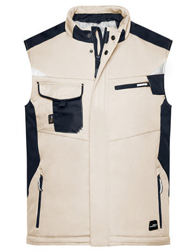 Craftsmen Softshell Vest -STRONG- - JN825 - James+Nicholson