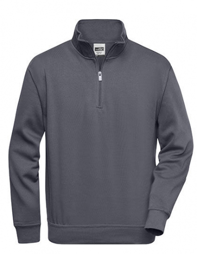 Workwear Half Zip Sweat - JN831 - James+Nicholson