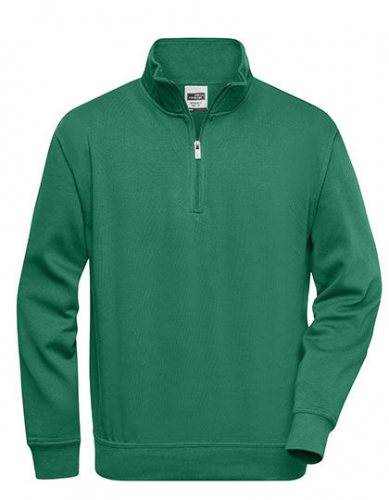 Workwear Half Zip Sweat - JN831 - James+Nicholson